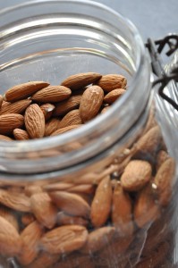 Brændte mandler i ovn - honningristede mandler