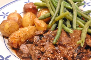 Oksefilet i stegeso - langtidsstegt i Römertopf