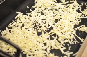 Æggekage med skinke, bacon og ost - ovnbagt