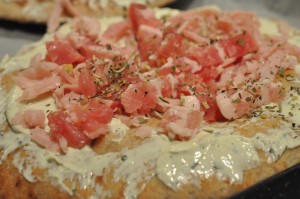 Hurtige pitabrødspizzaer  - mini pizzaer