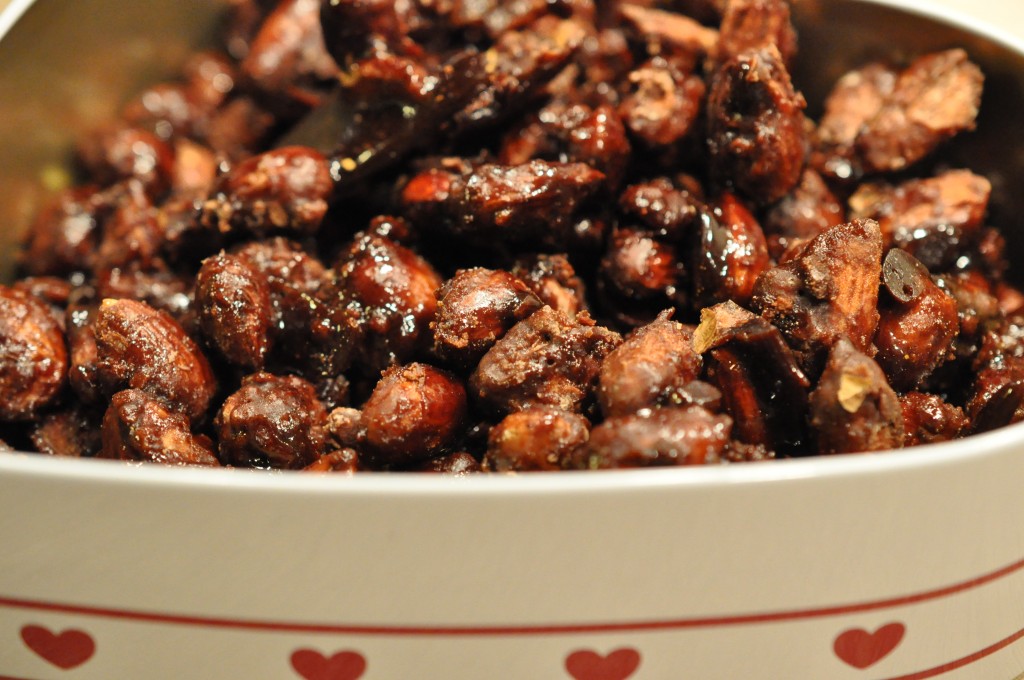 Brændte mandler opskrift med kakao og kanel