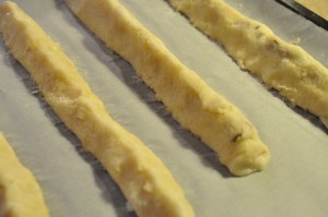 Kransekage med nougat - kransekagestænger