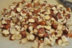 Hakkede hasselnøddekerner