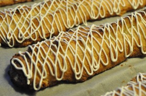 Kransekage med nougat - kransekagestænger