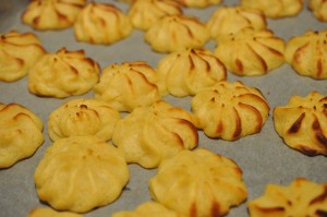 Pommes Duchesse kartoffelrosetter opskrift