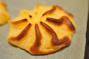 Pommes duchesse kartoffelrosetter af bagt kartoffelmos