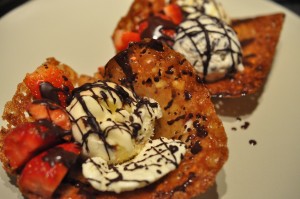 Nøddekurve med is - lækker dessert opskrift