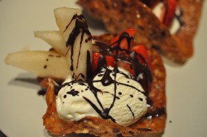 Nøddekurve med is - lækker dessert opskrift