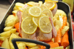 Citronkylling - kylling i ovn med kartofler & citron 