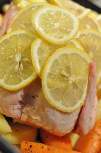 Citronkylling - kylling i ovn med kartofler & citron 
