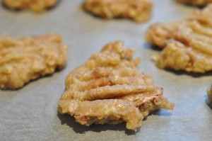 Sprøde karamel Cookies med yankiebar