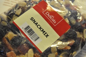 Italienske cantuccini med nødder og chokolade