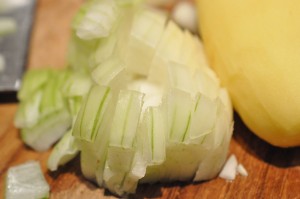 Kalkun i ovn med bacon og flødekartofler