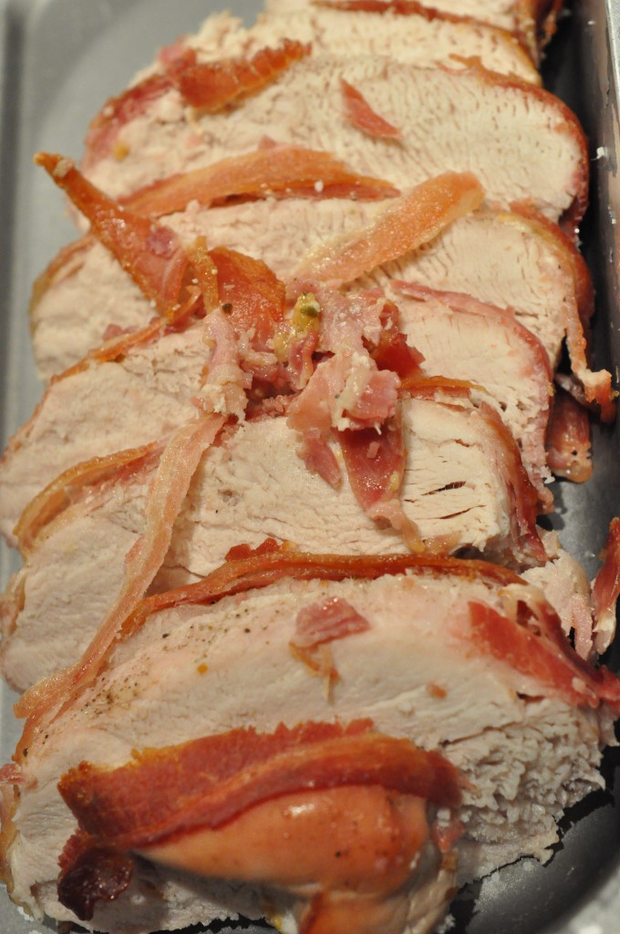 Kalkun i Römertopf med bacon & flødekartofler