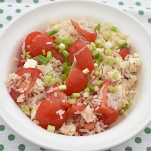 Kold rissalat - opskrift på salat med ris & marinade