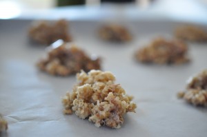 Havregrynscookies med chokolade - opskrift