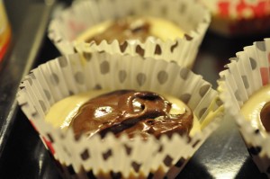 Marmorkage og Nutella muffins - nem opskrift