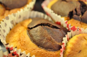 Marmorkage og Nutella muffins - nem opskrift