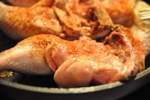 Paprikakylling i gryde med flødesovs opskrift