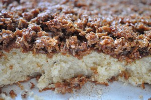 Drømmekage fra Brovst opskrift i bradepande