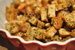 Croutoner opskrift med hvidløg og persille