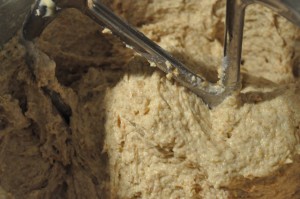 Grove scones med revet ost og skinke