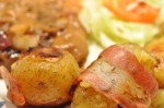 Små frække kartofler med bacon