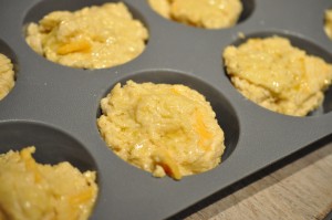Polenta scones med majsmel og cheddarost