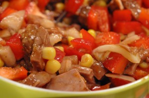 Kebab af culottesteg rester tortilla med hjemmelavet kebab og marinade
