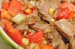 Kebab af rester i tortilla - med nem marinade