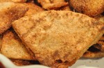 Pita chips - nem brød snack med hvidløgssalt