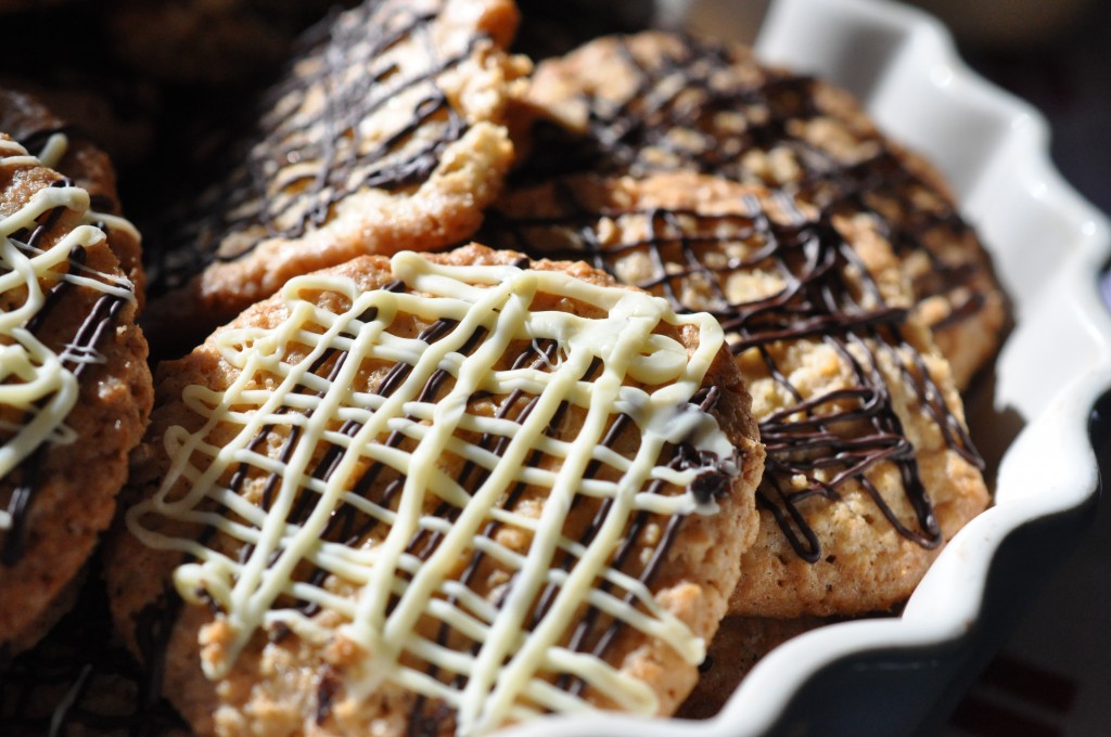 Havregrynskager med chokolade - nem opskrift