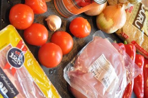 Kalkunbryst med bacon og bulgur i Römertopf