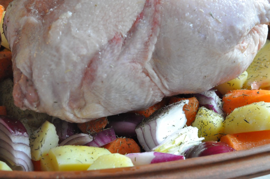 Frossen kylling i ovn - langtidsstegt i stegeso