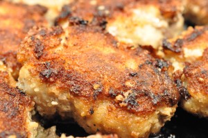 Krebinetter - karbonader med sesamkartofler