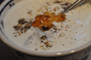 Yoghurt naturel dressing