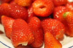 Jordbær med chokolade - nem dessert opskrift