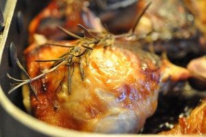 Kylling i ovn med honning & citron marinade