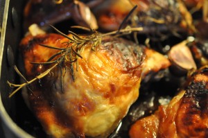Kylling i ovn med honning & citron marinade