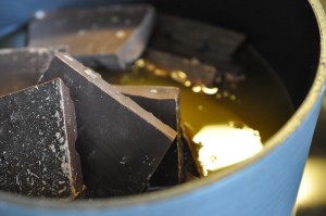 Chokolade kage næsten uden mel opskrift