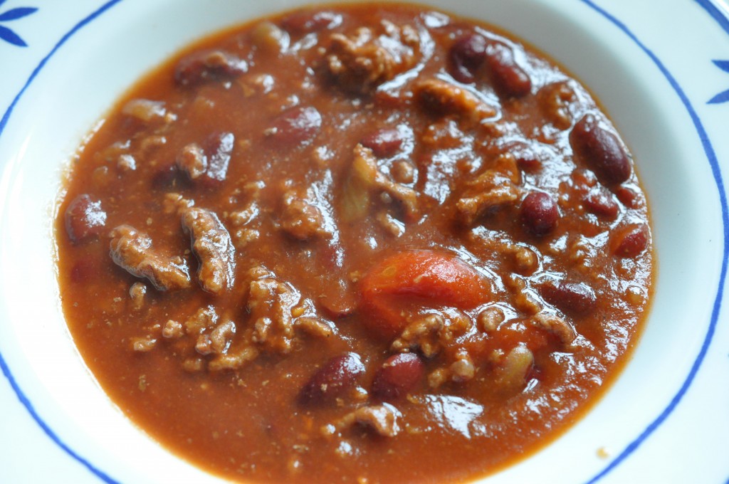 Verdens bedste chili con carne med rødvin & kidney beans