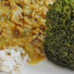 Svinekød i karry med kokosmælk - karrygryde