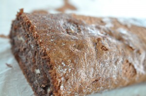 Bananroulade - chokoladeroulade med banan