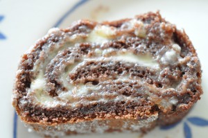 Bananroulade - chokoladeroulade med banan