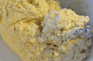 Scones med feta ost & majsmel - uden gær