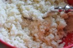 Rabarbertærte - crumble med mandelmel