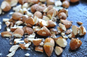 Rabarbertærte med havregryn og brun farin