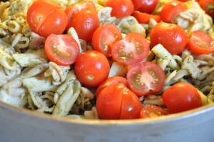 Tykstegsbøffer og pestopasta