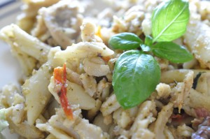 Tykstegsbøffer og pestopasta