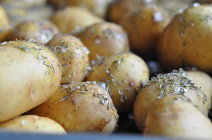 Kartofler i ovn - ovnkartofler med timian